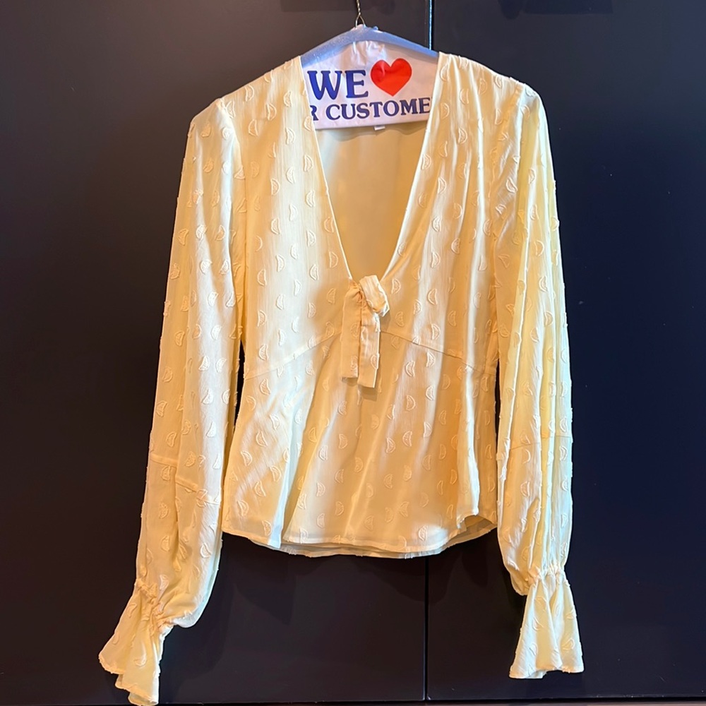 & Other Stories Yellow Blouse